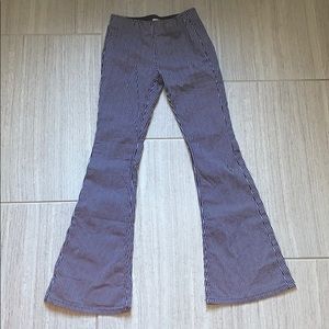 Newbury Kustom: striped flare pants
